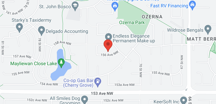 map of 7220 156 ave NW